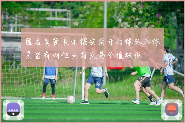 匿名高管表示锡安离开对球队和球员皆有利但当前交易价值较低