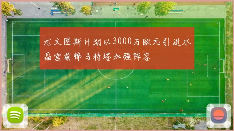 尤文图斯计划以3000万欧元引进水晶宫前锋马特塔加强阵容