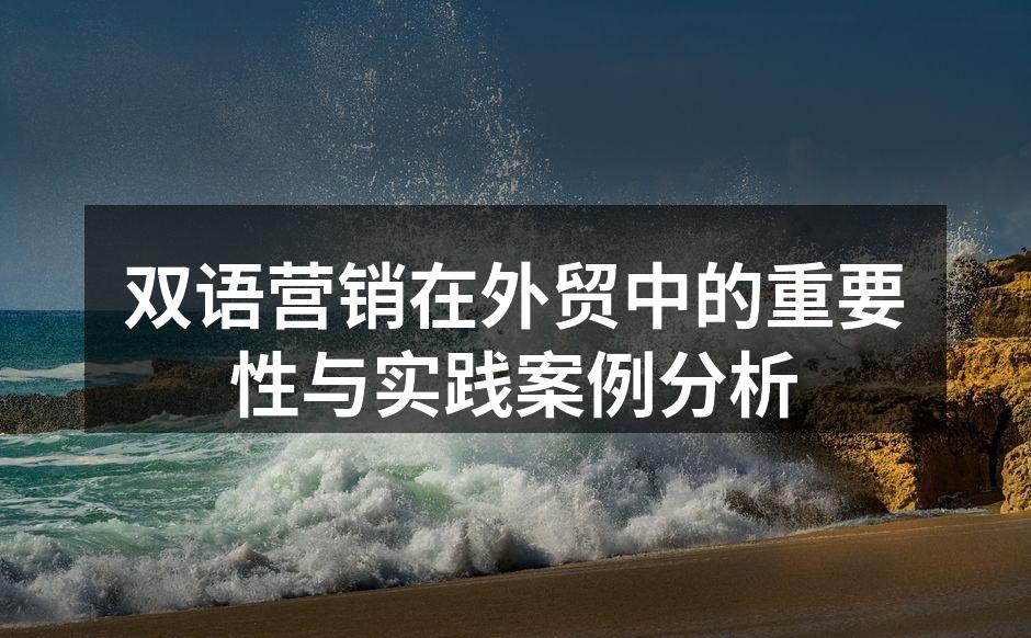 双语营销的策略讨论